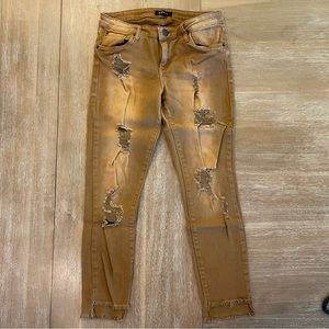 STS Blue Distressed Tan Jeans